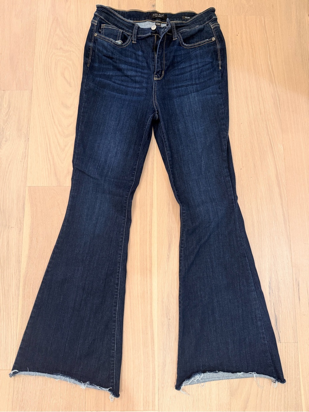 Judy Blue Flare Dark Blue Jeans Style# JB82343DK-CO Size 11/30